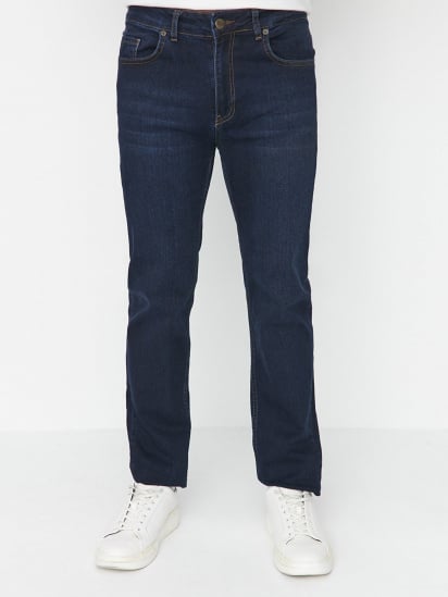 Широкі джинси Trendyol модель TMNAW23JE00117/Lacivert — фото - INTERTOP