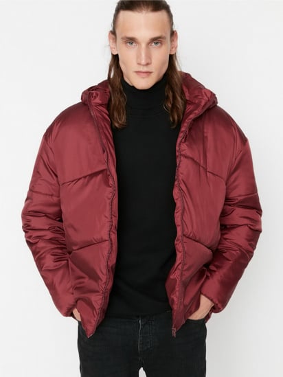 Зимова куртка Trendyol модель TMNAW23MO00002/Bordo — фото 3 - INTERTOP
