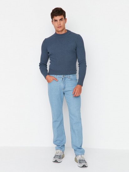 Прямые джинсы Trendyol модель TMNAW23JE00038/Mavi — фото 5 - INTERTOP