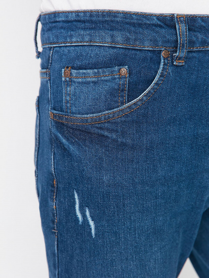 Зауженные джинсы Trendyol модель TMNAW23JE00072/Lacivert — фото 3 - INTERTOP