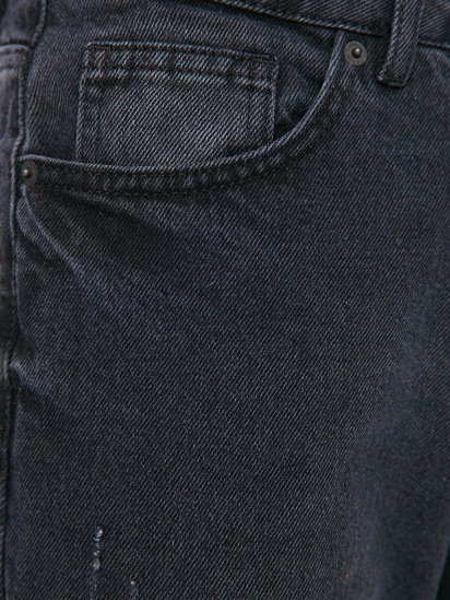 Прямі джинси Trendyol модель TMNAW23JE00085/Siyah — фото 3 - INTERTOP