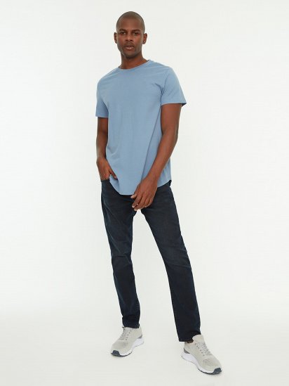 Зауженные джинсы Trendyol модель TMNSS21JE0069/Lacivert — фото 4 - INTERTOP