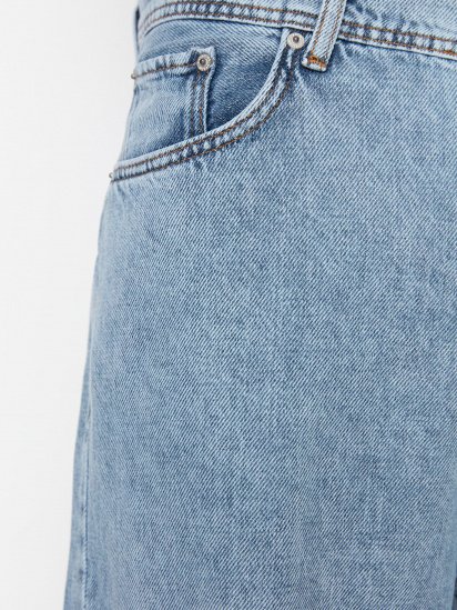 Широкі джинси Trendyol модель TMNSS22JE0230/Acik Mavi — фото 3 - INTERTOP