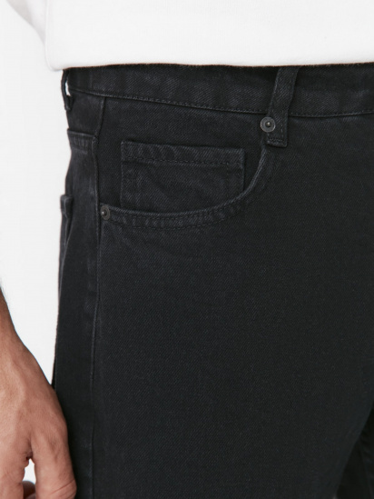 Прямі джинси Trendyol модель TMNAW23JE00062/Siyah — фото 4 - INTERTOP