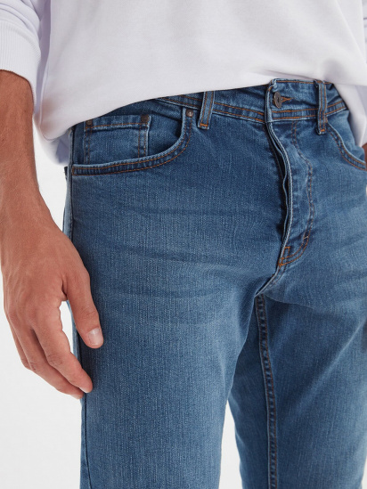 Скіні джинси Trendyol Skinny модель TMNAW22JE0050/Indigo — фото 4 - INTERTOP
