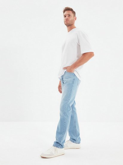 Прямі джинси Trendyol Regular модель TMNAW22JE0052/Mavi — фото 3 - INTERTOP