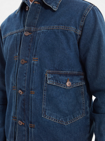 Джинсовая куртка Trendyol модель TMNAW22CE0113/Lacivert — фото 4 - INTERTOP