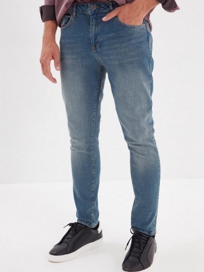 Скіні джинси Trendyol Skinny модель TMNAW22JE0019/Indigo — фото 4 - INTERTOP