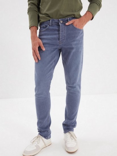 Зауженные джинсы Trendyol Slim модель TMNAW22JE0028/Mavi — фото 5 - INTERTOP