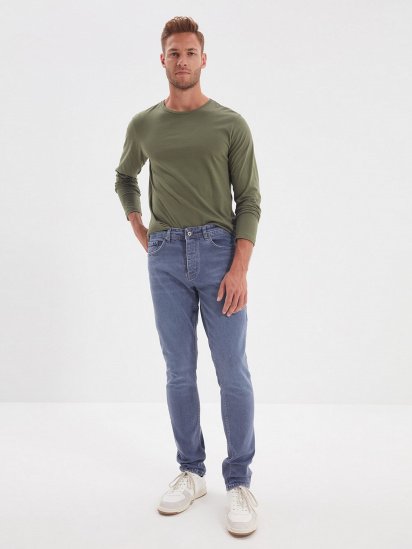 Зауженные джинсы Trendyol Slim модель TMNAW22JE0028/Mavi — фото - INTERTOP