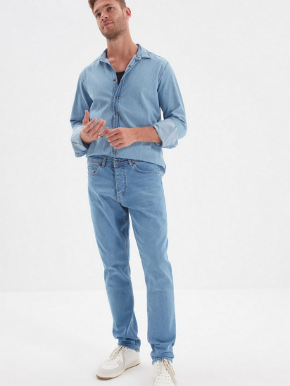Зауженные джинсы Trendyol Slim модель TMNAW22JE0043/Mavi — фото 5 - INTERTOP