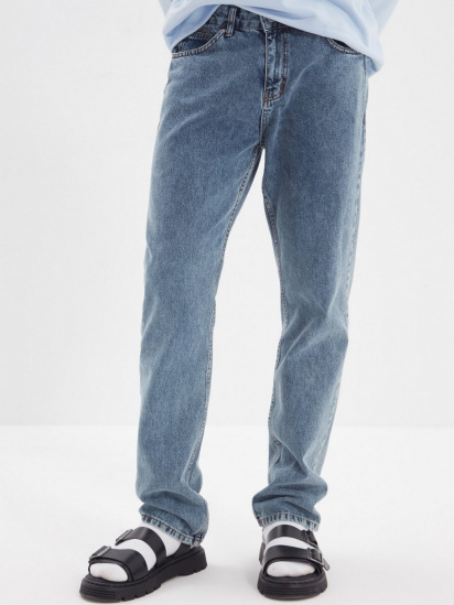 Прямі джинси Trendyol модель TMNAW22JE0059/Mavi — фото 5 - INTERTOP
