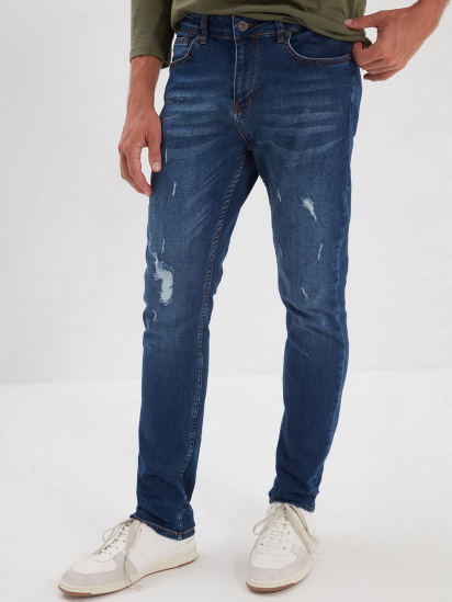 Скинни джинсы Trendyol Skinny модель TMNAW22JE0063/Indigo — фото 5 - INTERTOP