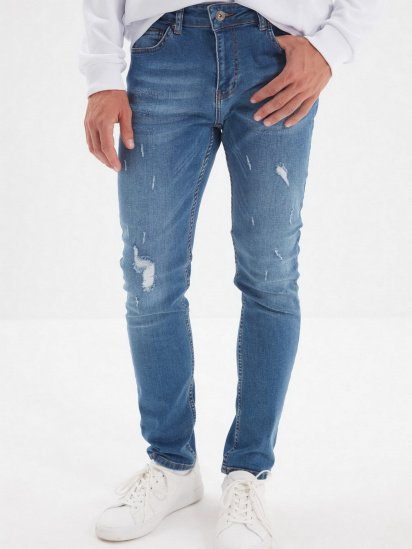 Скіні джинси Trendyol Skinny модель TMNAW22JE0063/Mavi — фото 5 - INTERTOP