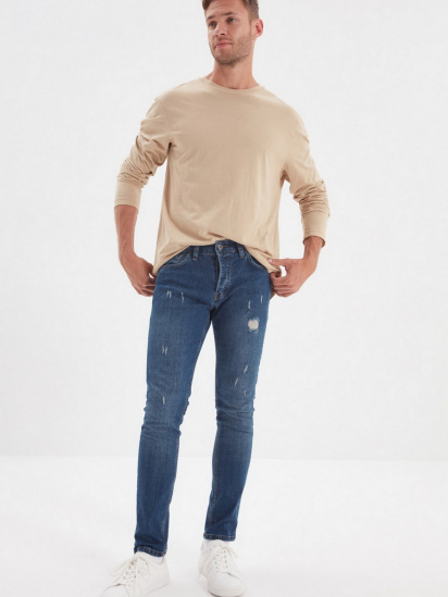 Скинни джинсы Trendyol Skinny модель TMNAW22JE0304/Lacivert — фото 6 - INTERTOP