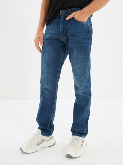 Прямые джинсы Trendyol Regular модель TMNAW22JE0193/Indigo — фото - INTERTOP