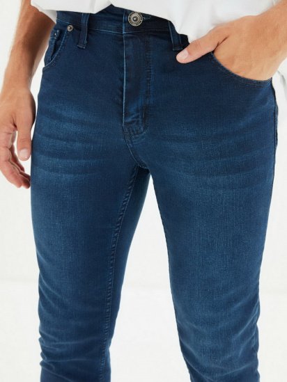 Скіні джинси Trendyol Skinny модель TMNAW22JE0799/Indigo — фото 5 - INTERTOP