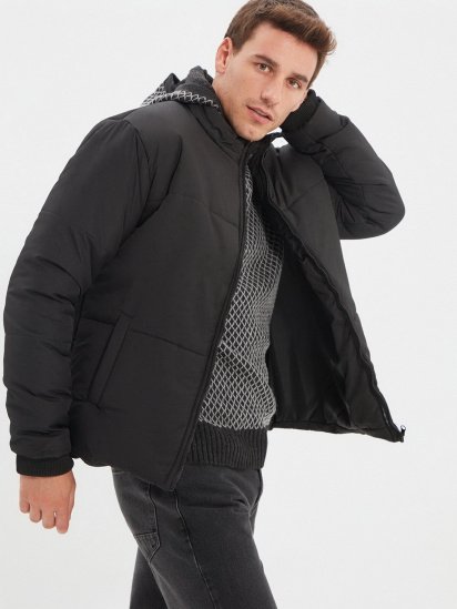 Демисезонная куртка Trendyol модель TMNAW22MO0091/Siyah — фото 5 - INTERTOP