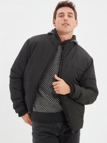 Демісезонна куртка Trendyol модель TMNAW22MO0091/Siyah — фото 6 - INTERTOP
