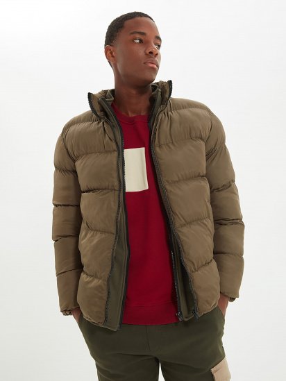 Зимова куртка Trendyol модель TMNAW22MO0125/Haki — фото 4 - INTERTOP