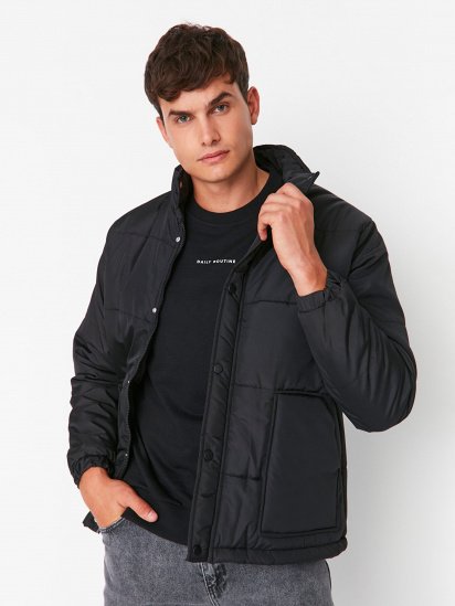 Зимова куртка Trendyol модель TMNAW22MO0131/Siyah — фото 4 - INTERTOP
