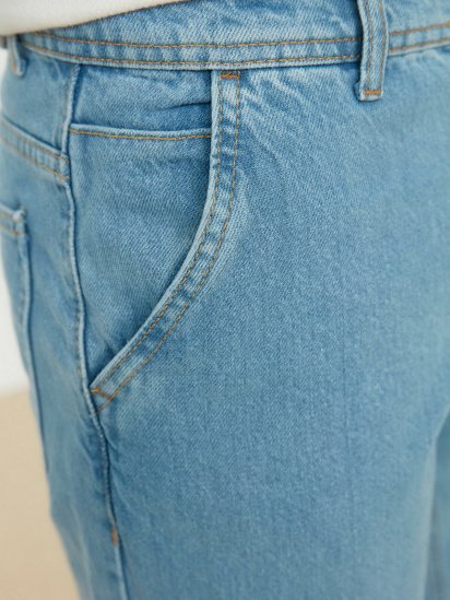 Прямые джинсы Trendyol Straight модель TMNSS22JE0100/Mavi — фото 5 - INTERTOP