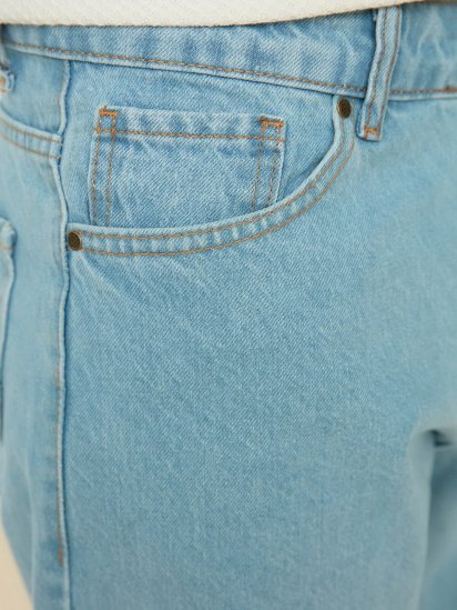 Зауженные джинсы Trendyol Essential Crop модель TMNSS22JE0370/Mavi — фото 3 - INTERTOP