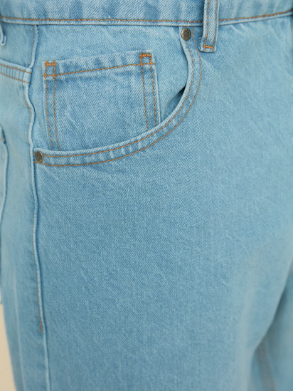 Прямі джинси Trendyol модель TMNSS22JE0356/Mavi — фото 5 - INTERTOP
