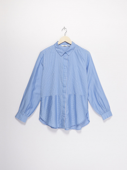 Сорочка Tom Tailor модель 1008061.XX.70_с.синій з білим — фото - INTERTOP