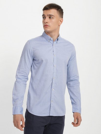 Рубашка Tom Tailor модель 1008320.XX.10_блакитний — фото - INTERTOP