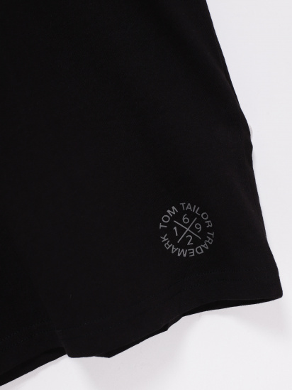Набір футболок Tom Tailor модель 1008638.XX.10_чорний — фото 3 - INTERTOP
