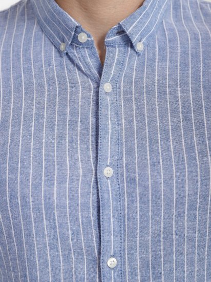 Рубашка Tom Tailor модель 1017889.XX.12_синій комб. — фото 3 - INTERTOP