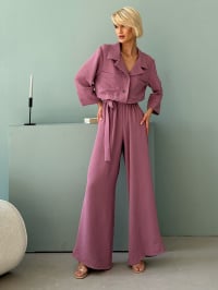 Фіолетовий - Комбінезон Jadone Fashion