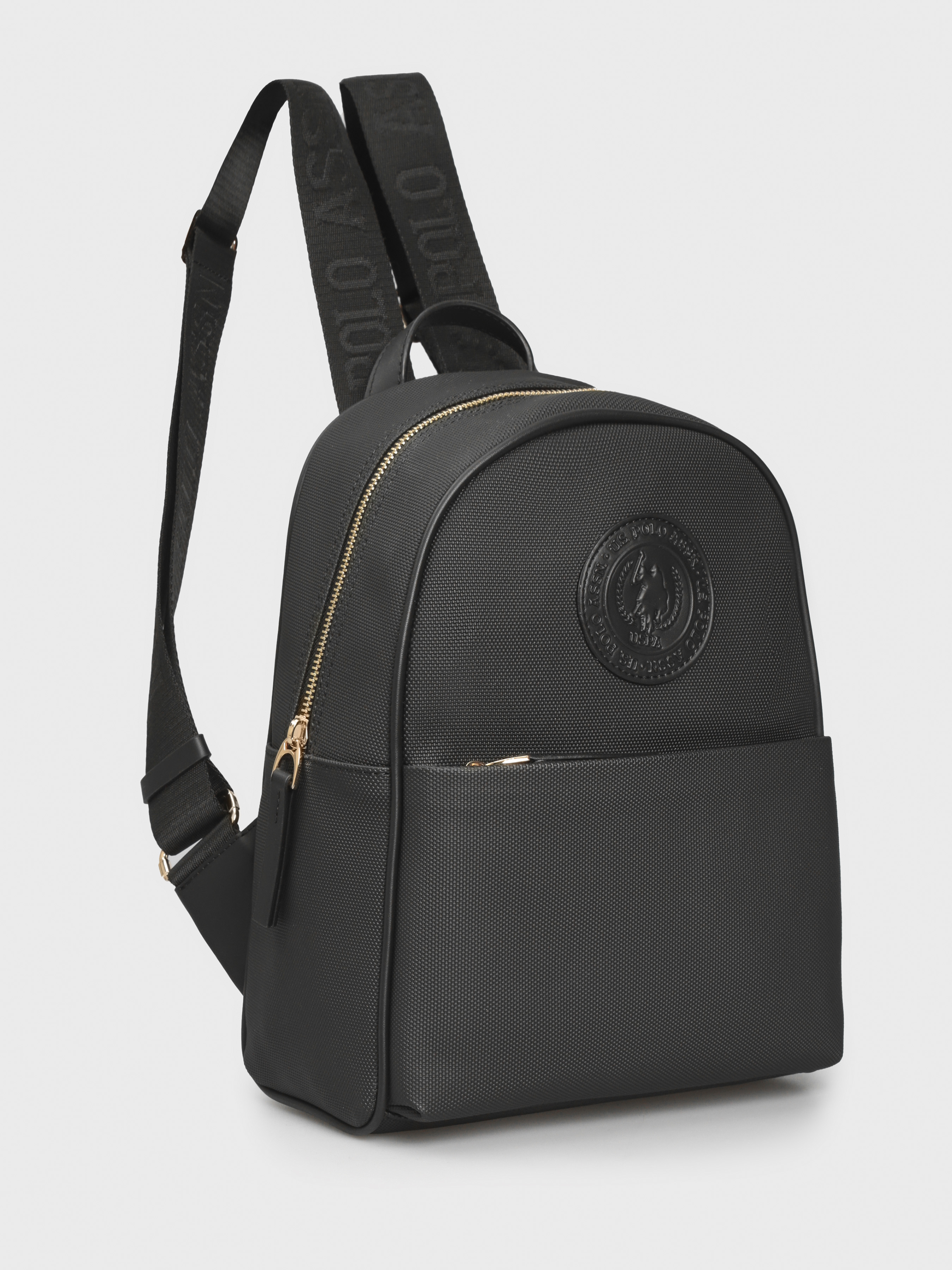 

US Polo Сумка (US21820_BLACK-BLACK) Женское, цвет - Чёрный, материал - Полиэстер
