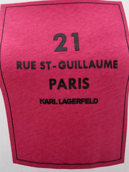 Футболки та майки Karl Lagerfeld модель 205W1711_100_0041 — фото 4 - INTERTOP