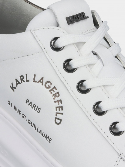 Кеды низкие Karl Lagerfeld модель KL62538_01S — фото 4 - INTERTOP