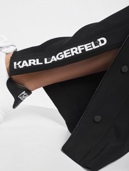 Брюки повседневные Karl Lagerfeld модель 96KW1000_999_0041 — фото 4 - INTERTOP
