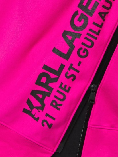 Худі Karl Lagerfeld rue st-guillaume zip hoodie модель 201W1850_521_0041 — фото 4 - INTERTOP