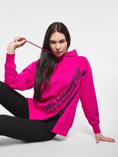 Худі Karl Lagerfeld rue st-guillaume zip hoodie модель 201W1850_521_0041 — фото - INTERTOP