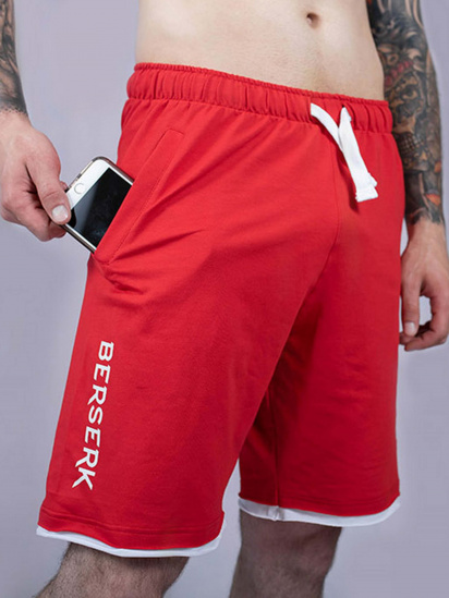 Шорты Berserk Sport модель UnusualCasualRedSHRT — фото 3 - INTERTOP