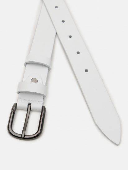 Ремінь Borsa Leather модель V1100GX27-white — фото - INTERTOP