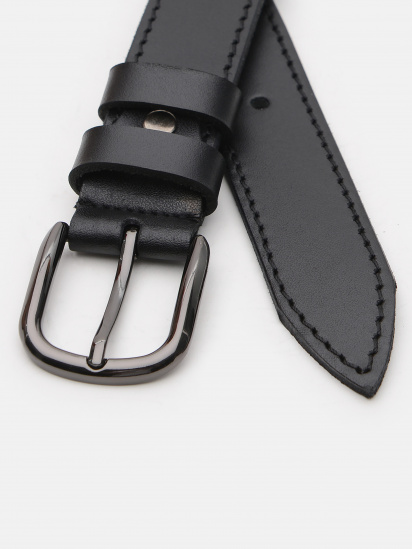 Ремень Borsa Leather модель V1100GX28-black — фото - INTERTOP