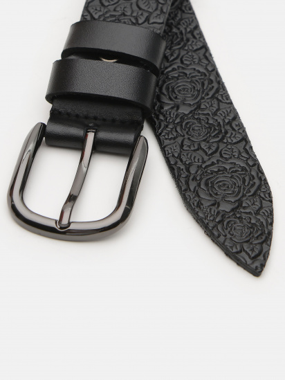 Ремень Borsa Leather модель V1110GX25-black — фото - INTERTOP
