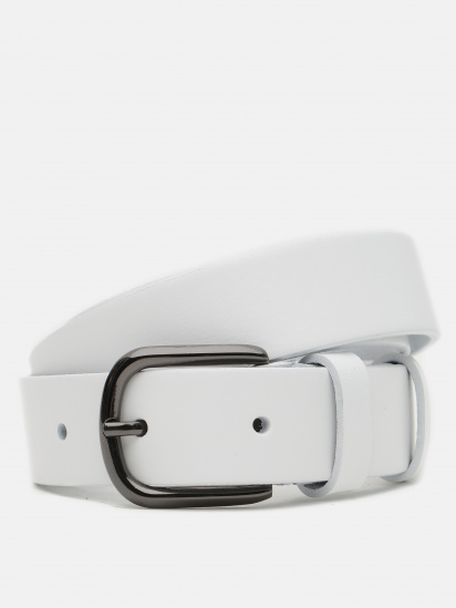 Ремінь Borsa Leather модель V1110GX27-white — фото - INTERTOP