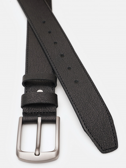 Ремінь Borsa Leather модель V1115DPL05-black — фото - INTERTOP