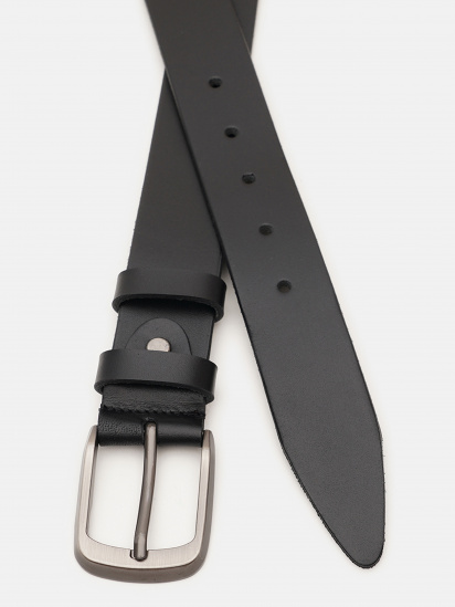 Ремінь Borsa Leather модель V1115FX01-black — фото - INTERTOP