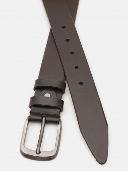 Ремень Borsa Leather модель V1115FX03-brown — фото - INTERTOP