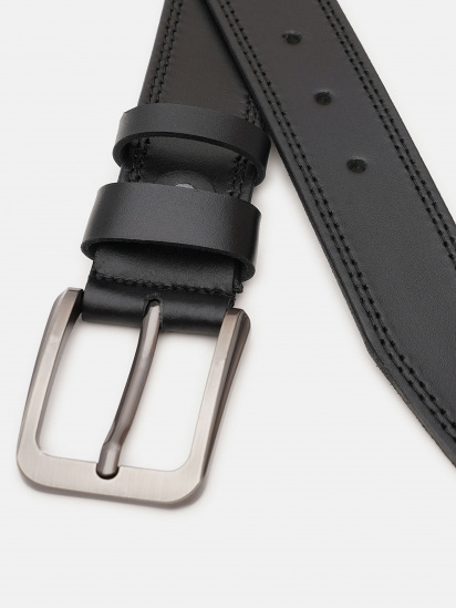 Ремень Borsa Leather модель V1115FX16-black — фото - INTERTOP