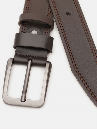 Ремень Borsa Leather модель V1115FX18-brown — фото - INTERTOP