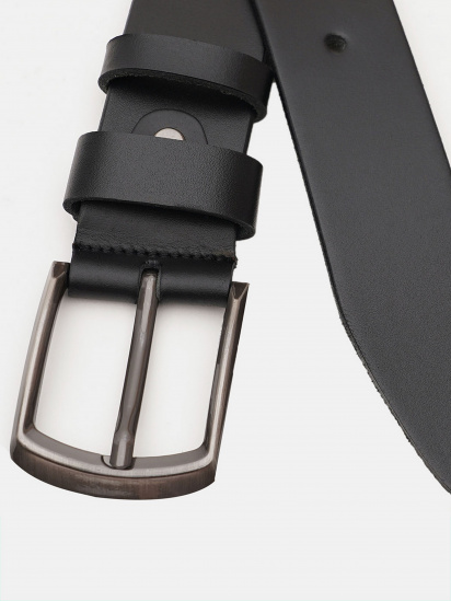 Ремінь Borsa Leather модель V1115FX19-black — фото - INTERTOP